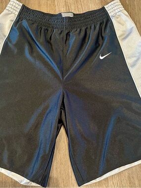 Men’s vintage Nike reversible Athletic shorts black to white